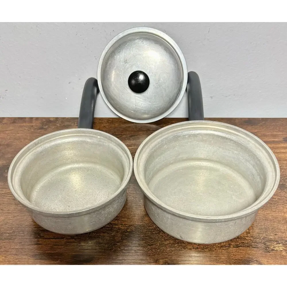 Vintage Vita Craft Aluminum Sauce Pan Set #201N & #200N Made In USA Mid-century